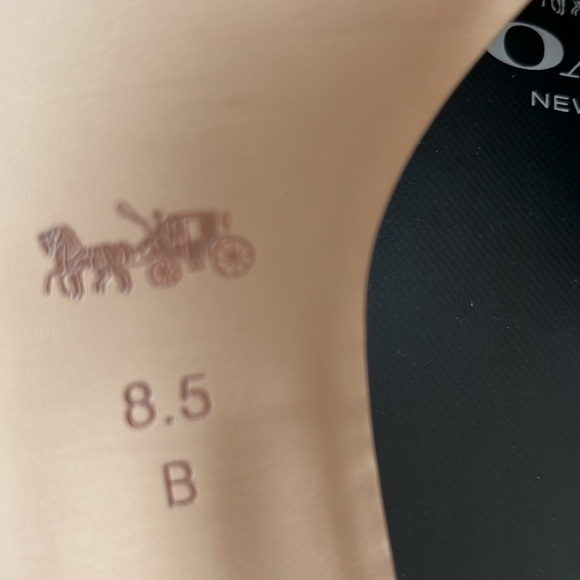 NWT COACH MAUDE SOFT MILLED LEATHER IN BEECHWOOD SIZE 8.5 - Picture 10 of 11